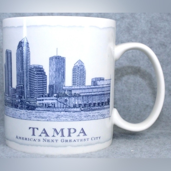 Starbucks Tampa, Florida Skyline 2008 Architectural Series Coffee Tea Mug - Picture 7 of 10